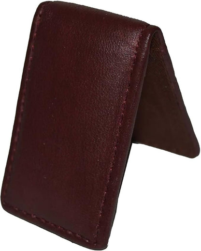 LB LEATHERBOSS Men's New Leather Strong Magnetic Money Clip
