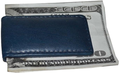 LB LEATHERBOSS Men's New Leather Strong Magnetic Money Clip