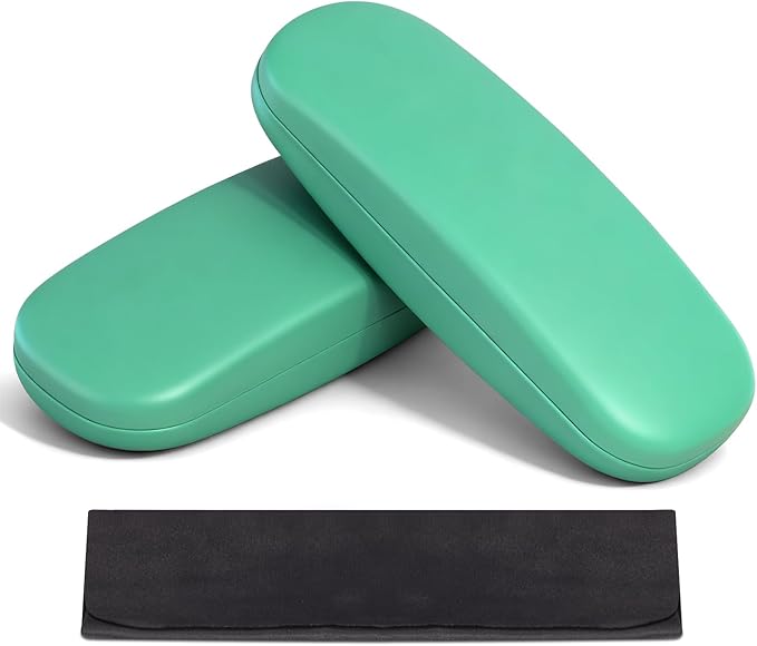 RayLove Unisex Hard Shell Eyeglasses Cases, Protective Case For Glasses