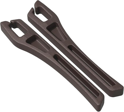 2PCS Car Seat Gap Filler Organizer, Multifunctional Car Gap Filler with Fill and Storage Function for Storing Phones Keys Cards, Universal No Drop Seat Guard for Cars (Brown)