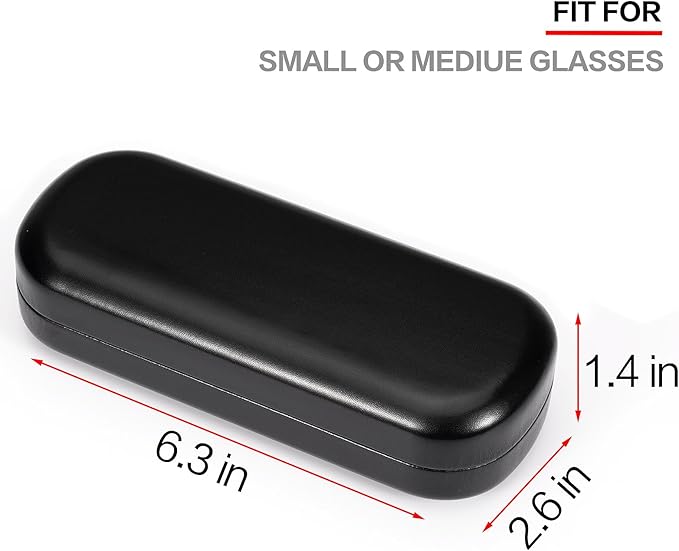 Vemiss Hard Shell Eyeglass Cases, Lightweight Portable Glasses Case for Women Men