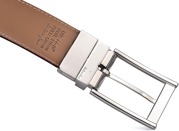 beltox fine Men Belt Genuine Leather with Anti-scratch Buckle Casual Strap