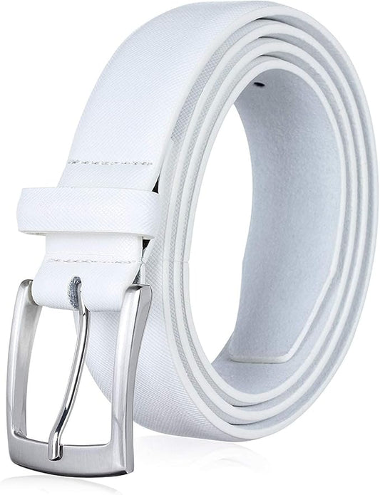 KM Legend Mens Genuine Leather Dress - Classic & Fashion For Work Business And Casual Belt