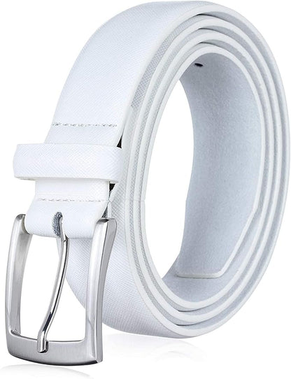 KM Legend Mens Genuine Leather Dress - Classic & Fashion For Work Business And Casual Belt
