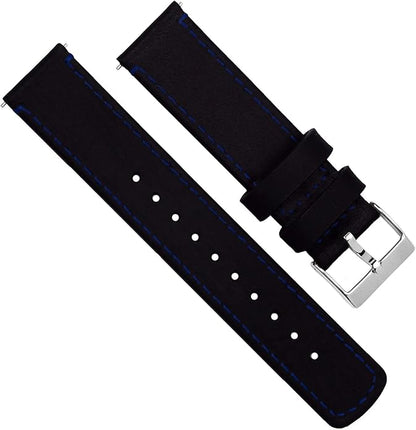 BARTON WATCH BANDS - Top Grain Leather Watch Bands Compatible with Apple Watch Models - 1, 2, 3, 4, 5, 6, 7, 8, 9, 10, SE, Ultra & Ultra 2