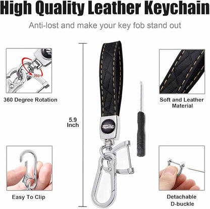 Montague Key Fob Cover for Hyundai with Keychain, Soft TPU Key Case Shell for Hyundai Sonata, Santa Fe, Tucson, KONA, Grandeur, Ioniq 6 Smart Key Protector (7 Buttons, White)