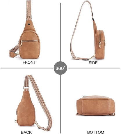 Telena Crossbody Bags for Women Leather Cross Body Sling Bag for Woman Travel
