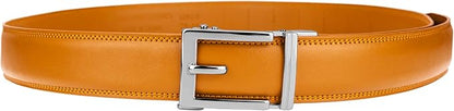Gelante Ratchet Belt for Men, Mens Belts Leather 1.3'' Adjustable Trim to Fit Dress Belt