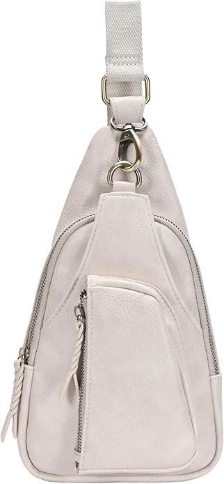 MMS Brands Antik Kraft Tasha Crossbody Sling | Vegan Leather Crossbody Bag for Women with 16-20" Strap | Sling Bags for Women