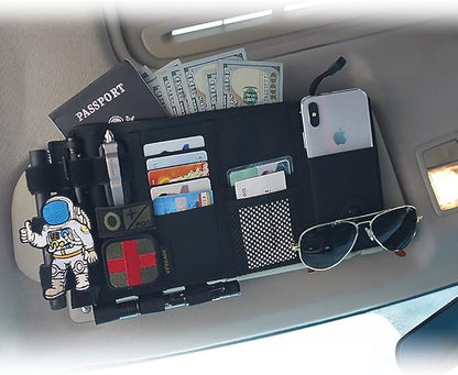 Tactical Car Visor Organizer, MOLLE Storage Pouch by Viperade