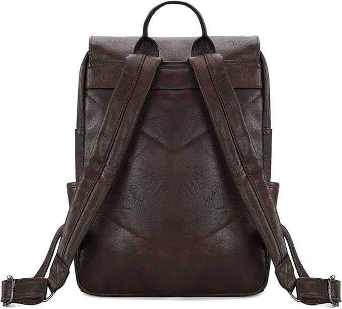 Montana West Wrangler Laptop Backpack with USB Charging Port, Vintage Travel Work College Bookbag for Women Men