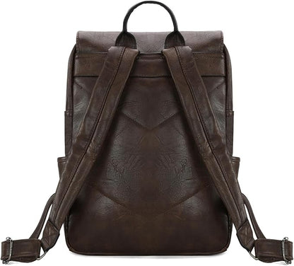 Montana West Wrangler Laptop Backpack with USB Charging Port, Vintage Travel Work College Bookbag for Women Men