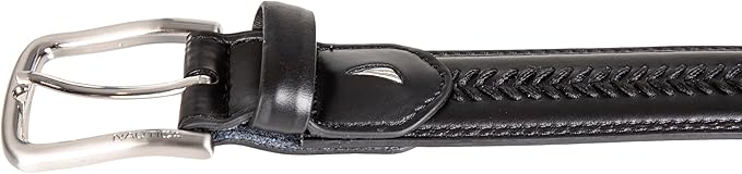 Nautica Men's Dress Leather Belt for Suits and Pants | Classic | Business | Fashion | Adjustable | Metal Buckle