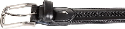 Nautica Men's Dress Leather Belt for Suits and Pants | Classic | Business | Fashion | Adjustable | Metal Buckle