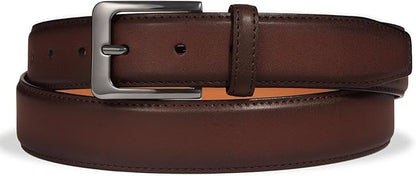 VATAN Men's Genuine Leather Dress Belts, Handmade Classic Every Day Leather Jeans Belt for Men Work Business Casual