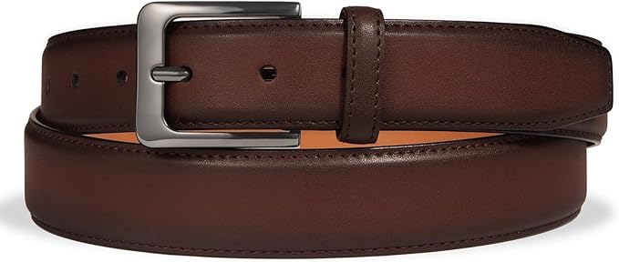 VATAN Men's Genuine Leather Dress Belts, Handmade Classic Every Day Leather Jeans Belt for Men Work Business Casual
