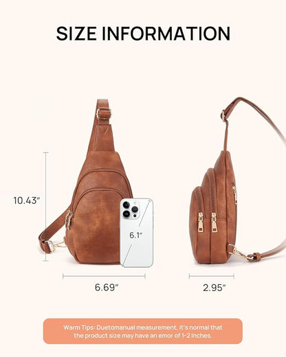 Telena Crossbody Bags for Women Leather Cross Body Sling Bag for Woman Travel