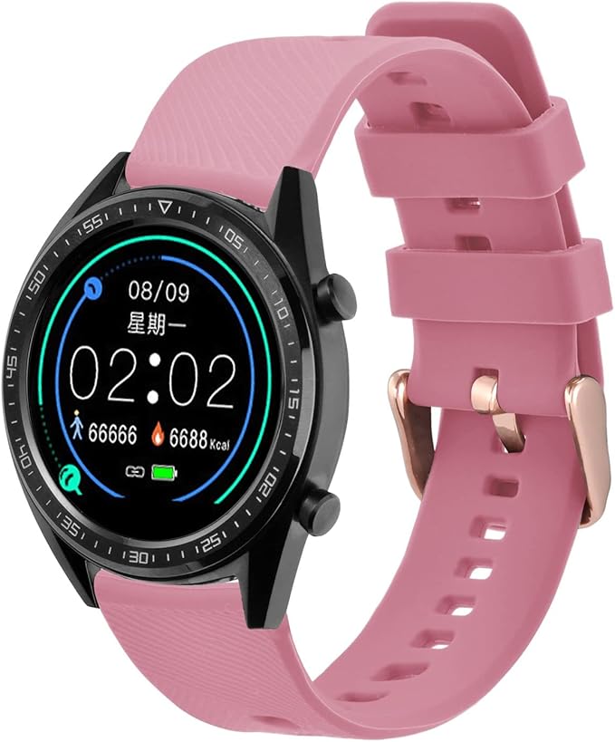 BISONSTRAP Watch Strap 18mm 19mm 20mm 21mm 22mm, Quick Release Silicone Watch Bands for Men Women