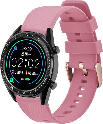 BISONSTRAP Watch Strap 18mm 19mm 20mm 21mm 22mm, Quick Release Silicone Watch Bands for Men Women