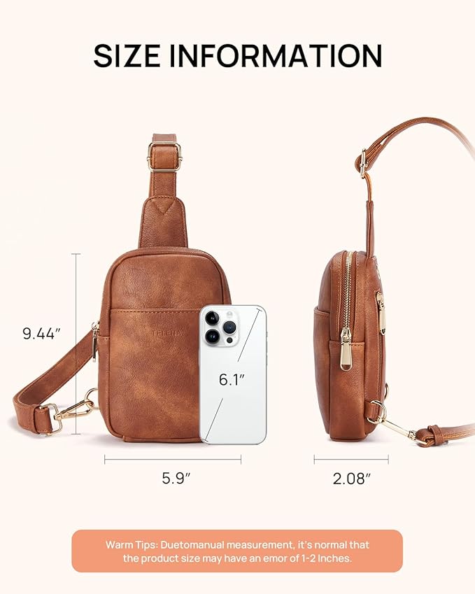 Telena Crossbody Bags for Women Leather Cross Body Sling Bag for Woman Travel