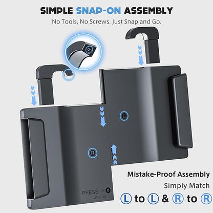 3 in 1 Car Steering Wheel Desk Tray & Car Seat Gap Filler & Organizer, Foldable Carbon Fiber Look Adjustable Car Tray,for Laptops, Eating Food, Writing, Entertainment.
