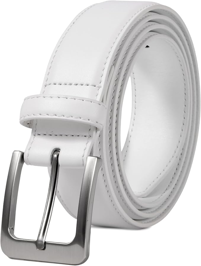 VATAN Men's Genuine Leather Dress Belts, Handmade Classic Every Day Leather Jeans Belt for Men Work Business Casual