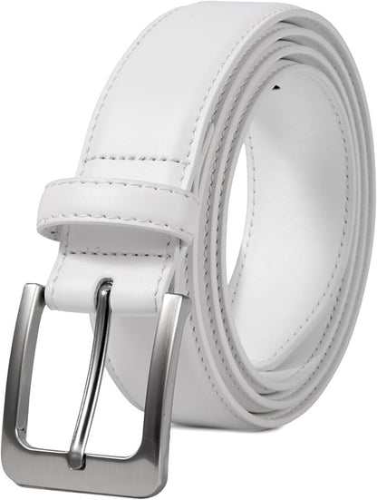 VATAN Men's Genuine Leather Dress Belts, Handmade Classic Every Day Leather Jeans Belt for Men Work Business Casual