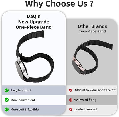 DaQin 22mm 20mm 18mm Quick Release Watch Band Compatible with Garmin Venu 3 2/Forerunner 255 265 955/Vivoactive 5 6 4 3, Nylon Watch Straps Adjustable Sport Replacement for Samsung Galaxy Watch 7 6 5 4/3 45mm/Galaxy Watch 46mm Men Women, 3 Packs