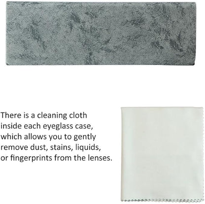 VisionGlobal Hard Shell Eyeglass Case for Eyeglasses and Sunglasses for Men/Women and Kids