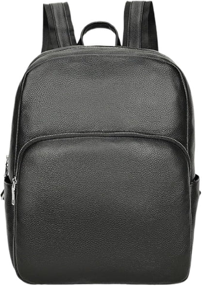 Business Backpack For Men Cowhide Large Capacity Computer Bag Leather Backpack Business Mens Travel Backpack