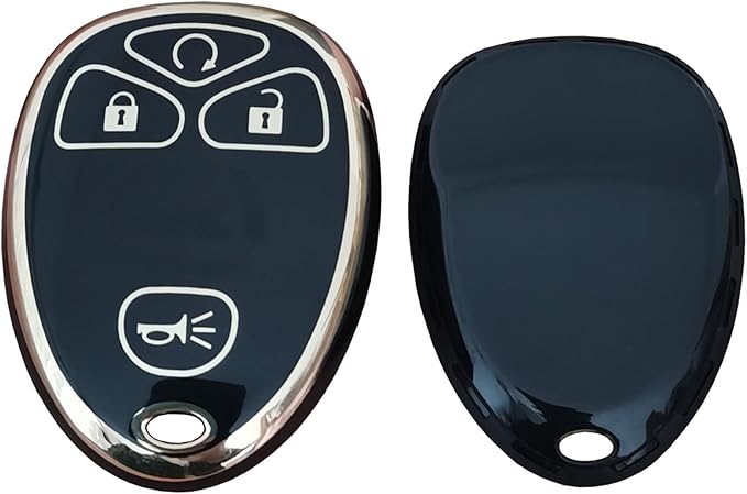 for Chevrolet Key Fob Cover Fit for Chevy Suburban Tahoe Traverse Buick Enclave Cadillac Escalade GMC Yukon