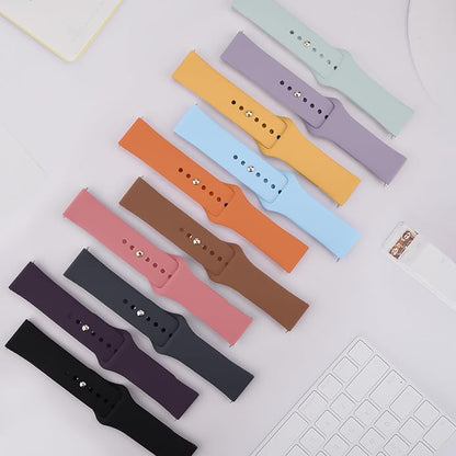 Meliya 22mm Watch Bands Quick Release Replacement Wristband, Soft Silicone Sport Replacement Straps for Men Women