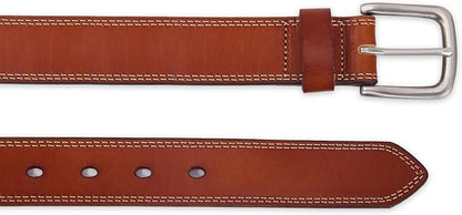 VATAN Men's Full Grain Leather Casual Every Day Jeans Belts, Handmade Men Leather Belt with Gift Box