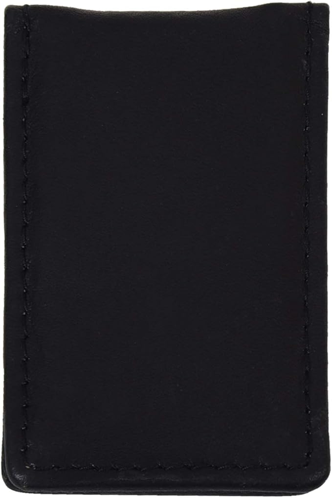 LB LEATHERBOSS Men's New Leather Strong Magnetic Money Clip