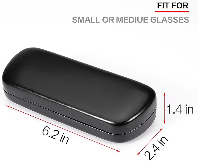 Vemiss Hard Shell Eyeglass Cases, Lightweight Portable Glasses Case for Women Men