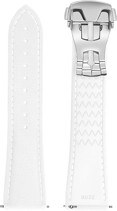ULLCHRO Watch Strap Watch Band 20mm 22mm Man Waterproof Quick Release Bands Sport Replacement Strap Soft FKM Rubber Watchband