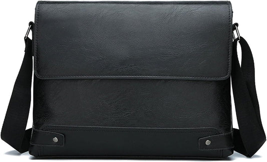 Messenger Bag for Men, 13 inch Purse Crossbody Bag, Waterproof Shoulder Bag for Office Business