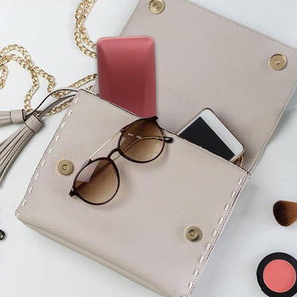 SMARTTOP Hard Shell Eyeglass Case- Glass Case With Cleaning Cloth, Glasses Case hard shell for men women