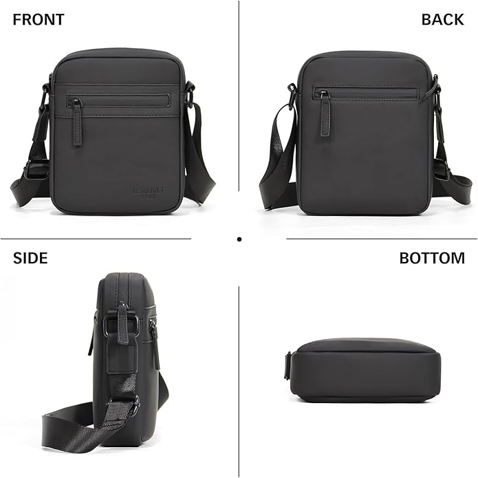 Small/Medium Crossbody bag for men shoulder bag mens purse satchel leather messenger bag gift man