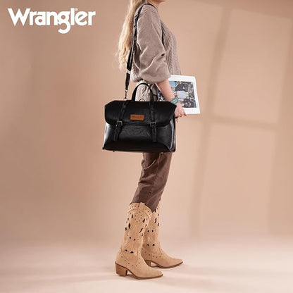 Wrangler Laptop Bag for Women Messenger Bag Briefcase Computer Backpack Convertible Satchel Bag