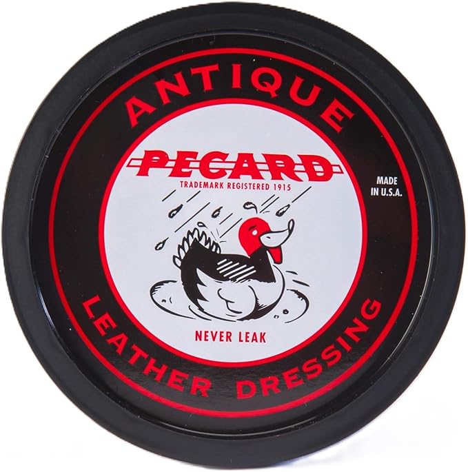 Antique Leather Dressing 6 oz – Waterproofs, Restores, and Preserves Vintage and Exotic Leathers – Ideal for Oil-Tanned and Chrome-Tanned Leather Goods