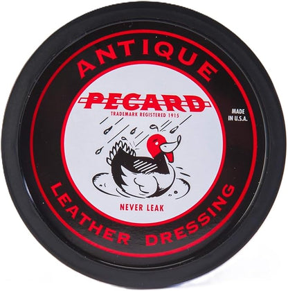 Antique Leather Dressing 6 oz – Waterproofs, Restores, and Preserves Vintage and Exotic Leathers – Ideal for Oil-Tanned and Chrome-Tanned Leather Goods