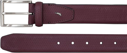 Nautica Men's Dress Leather Belt for Suits and Pants | Classic | Business | Fashion | Adjustable | Metal Buckle
