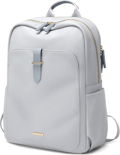 Laptop Backpack for Women,Carry on Travel Backpack Casual Work Business Backpacks Purse College,16 Inch,Grey