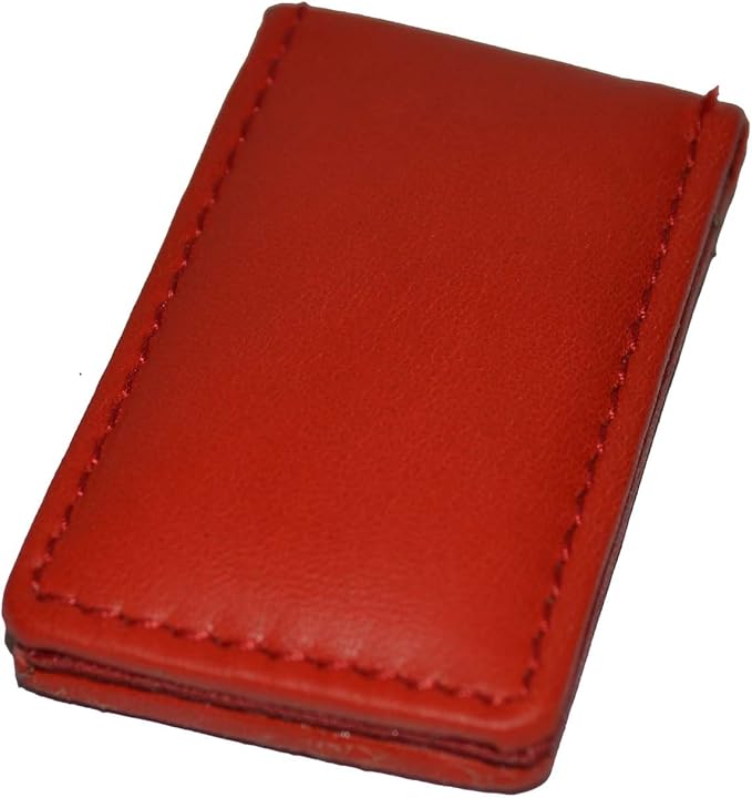 LB LEATHERBOSS Men's New Leather Strong Magnetic Money Clip