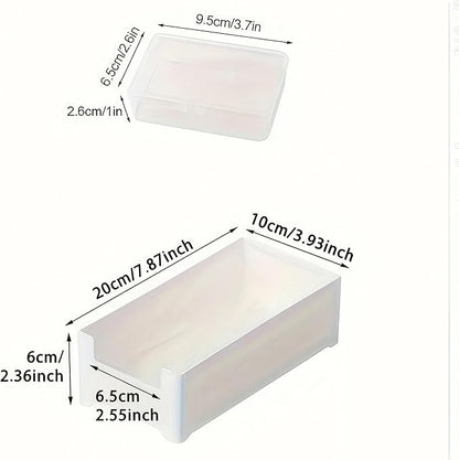7 Box Cable Organizer Storage Box, Desktop Cable Management with Switch, Power Cord Organizer for Office,Home,Desk Accessories Storage Stationery Supplies and Accessories（Clear