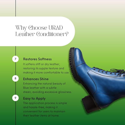 Leather Conditioner 50ml Blue – Compact, Color-Enhancing Leather Care for Shoes, Bags, Jackets, and More!