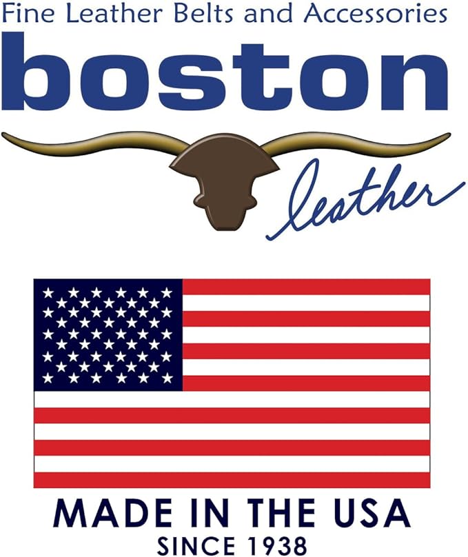 Boston Leather Horizontal ID Holder w Belt Clip
