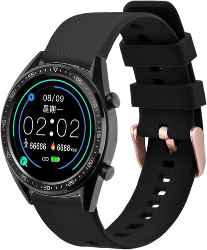 BISONSTRAP Watch Strap 18mm 19mm 20mm 21mm 22mm, Quick Release Silicone Watch Bands for Men Women