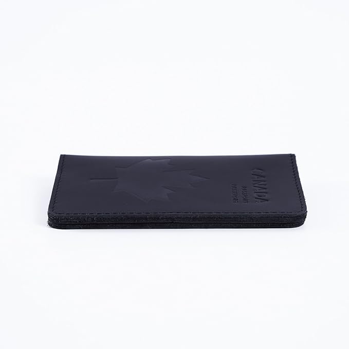 INCARNE Leather Passport Holder for Travel - Passport Case - Passport Wallet for Men - Passport Cover for Women Sleeve Protector - Travel Essentials Vacation Luggage Travel Gifts - Vintage Black